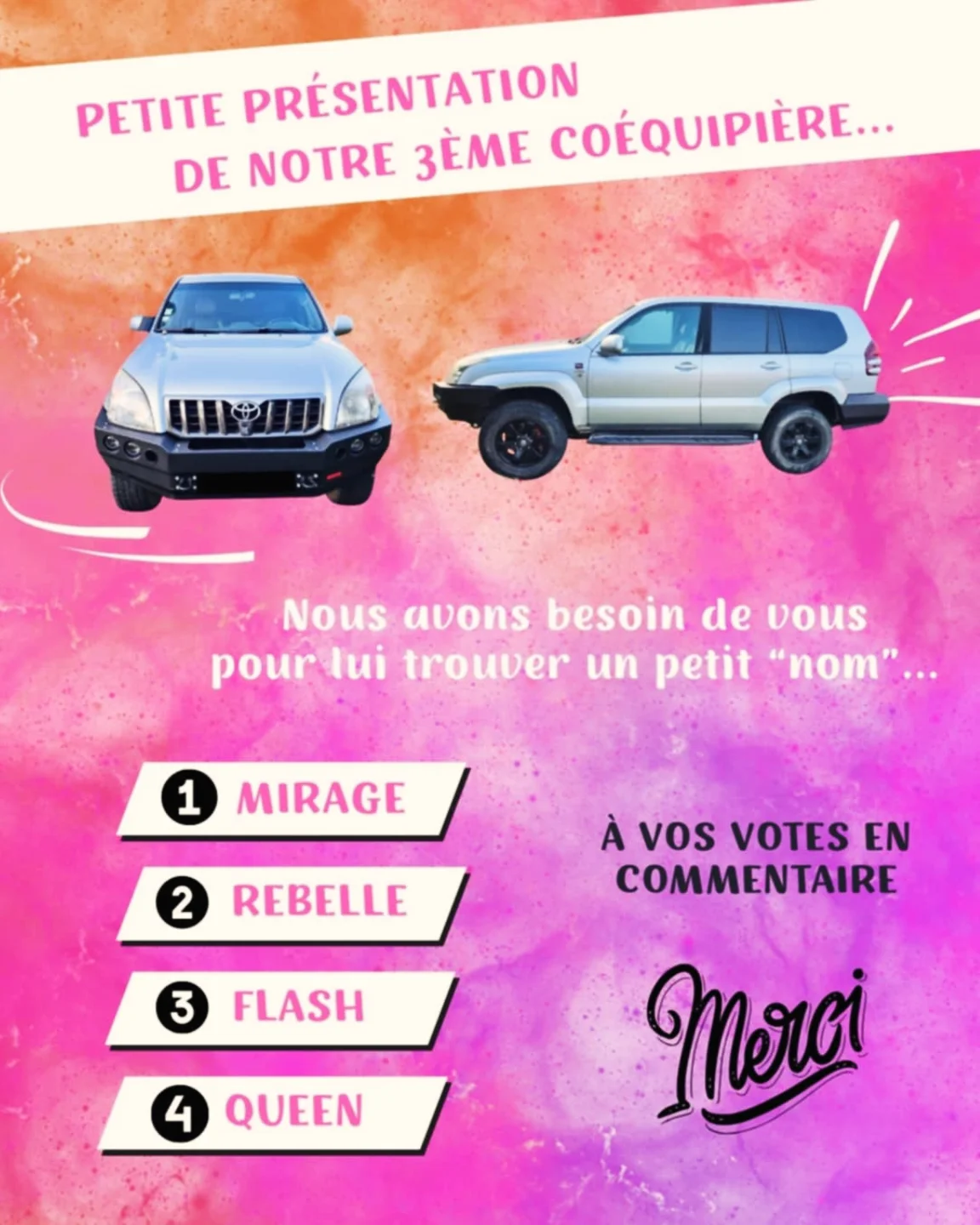 ✨️ M-8! Le décompte est lancé et nous avons besoin de vous ✨️