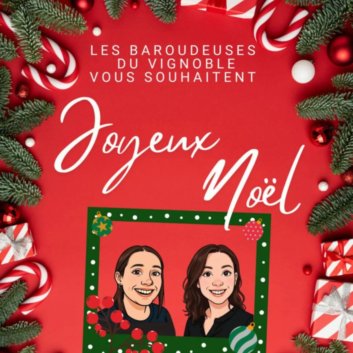 Joyeux Noël 2024 Les Baroudeuses du Vignoble - Partage et solidarité