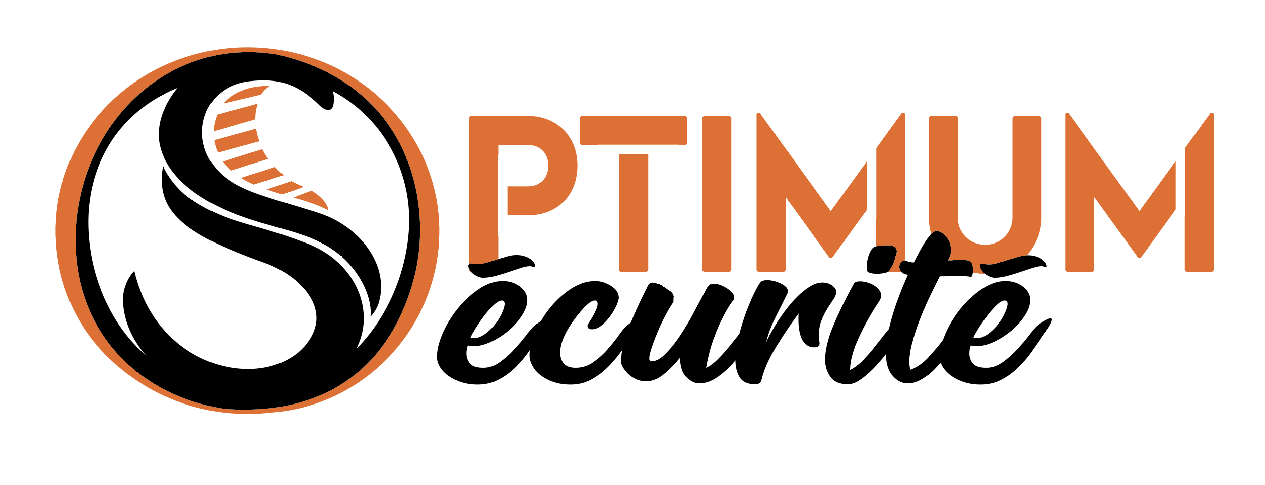 Logo Optimum Sécurité - Partenaire officiel des Baroudeuses du Vignoble